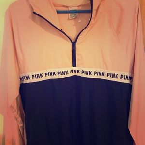 V.S. Pink anorak and matching tote